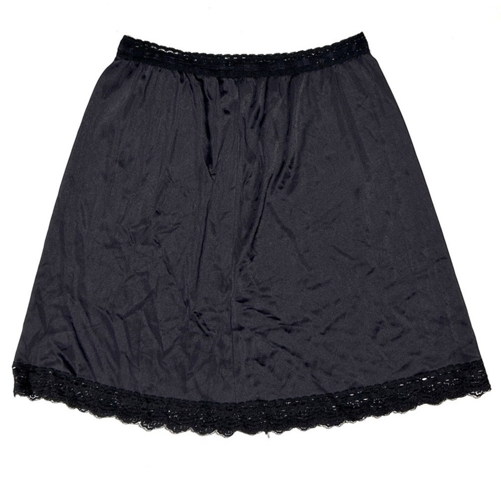 VGUC- Vintage Olga 'Secret Hugs' Half-Slip w/Lace Elastic Waist